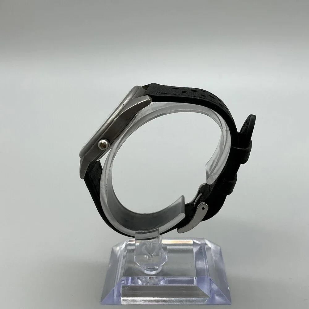 Vintage Wenger Marlboro Unlimited Men Watch 37mm Black Dial Leather New Battery